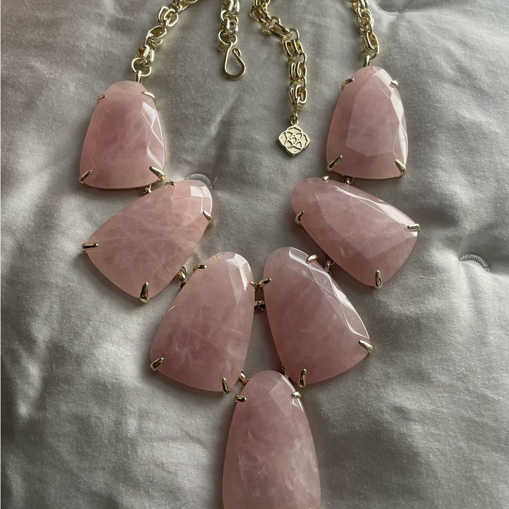 Kendra Scott Rose Quartz Harlow